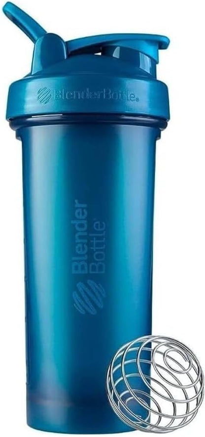 Classic V2 Shaker Bottle Perfect for Protein Shakes and Pre Workout, 28-Ounce, Ocean Blue